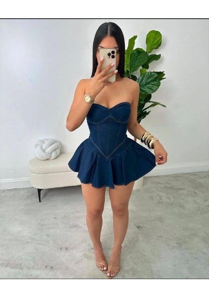 Denim Elbise modelleri