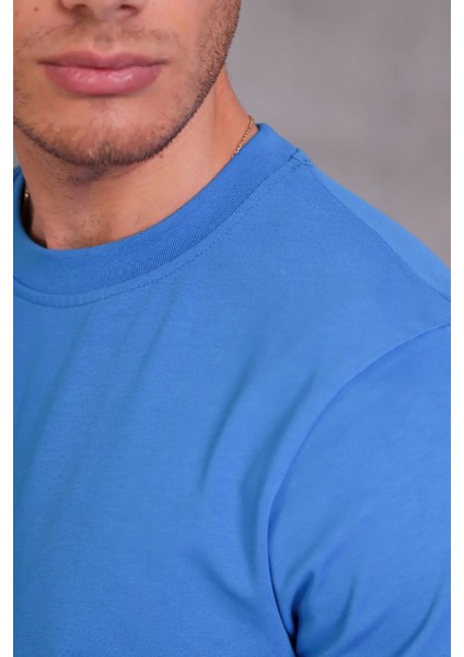 Erkek Relax Fit Bisiklet Yaka %100 Pamuk Rahat Kesim Basic Tişört fiyatları