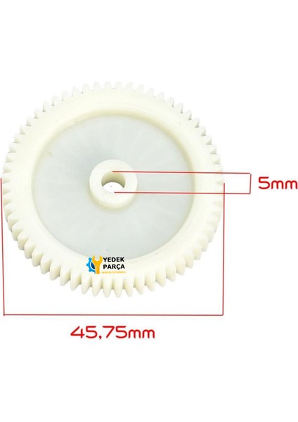 Arnica Uyumlu Master Cook 170Y Blender Hazne Kapağında Mil Dişlisi Büyük Eski Tip (Ölçülere Dikkat Ediniz) fiyatları