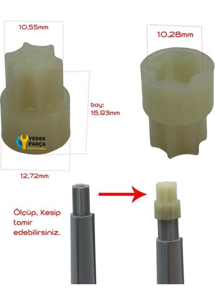 Cookplus Uyumlu CHB700 Hazne Içi Doğrayıcı Bıçak Tamir Aparatı fiyatları