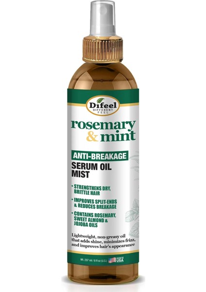 Rosemary & Mint Kırılma Karşıtı Güçlendirici Sprey Saç Serumu 237 ml