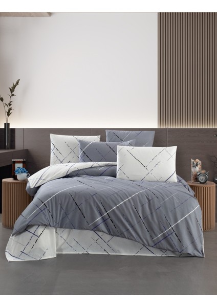 Ranforce Light (Reflection Gri) Tek Kişilik Nevresim Takımı