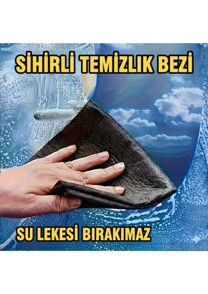 8 Adet Sihirli Cam Temizleme Bezi Kalınlaştırılmış Kalıntı Bırakmayan Mikrofiber Bezler indirimleri