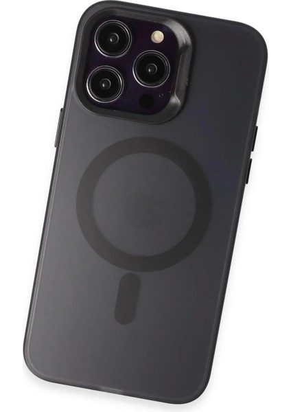 Joko iPhone 15 Pro Kılıf Mateks Magsafe Kapak - Siyah modelleri