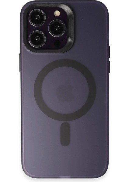 Joko iPhone 15 Pro Kılıf Mateks Magsafe Kapak - Derin Mor