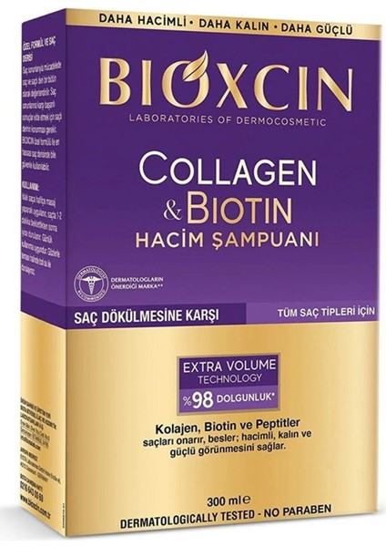Collagen Biotin Saç Dökülmesine Karşı Şampuan 300 ml