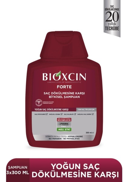 Forte Sampuan 300 ml 3 Adet fiyatları