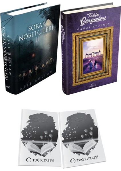 Tablo Gezginleri 2 Ciltli ve Sokak Nöbetçileri 2 Ciltli Aslı Arslan 2li Set + Hediyeli