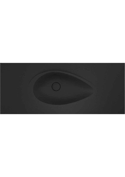 Avocado Etajerli 80X50 Siyah Granit Banyo Lavabosu