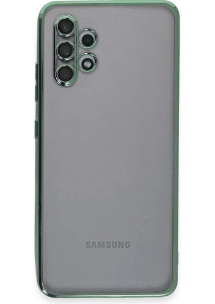 Newface Samsung Galaxy A32 Kılıf Razer Lensli Silikon - Yeşil fiyatları