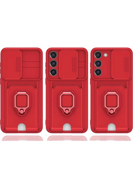 Newface Samsung Galaxy S25 Plus Kılıf Zuma Kartvizitli Yüzüklü Silikon - Pembe modelleri