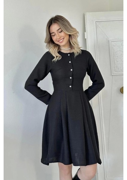 Siyah Kısa Klasik Elbise modelleri