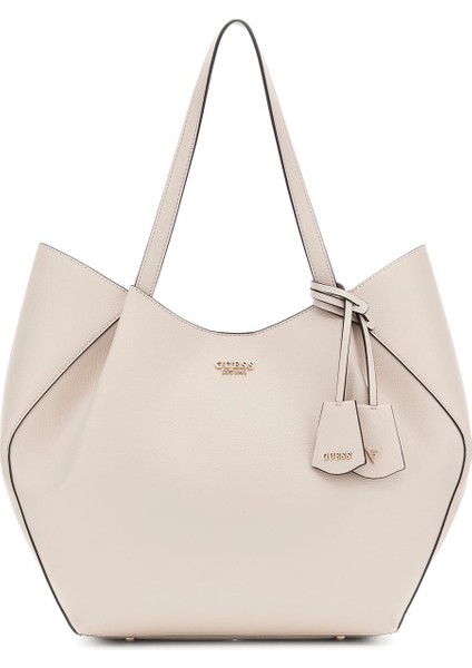 Kadın Iç Çantalı Tote Çanta Seti - Bej fiyatları