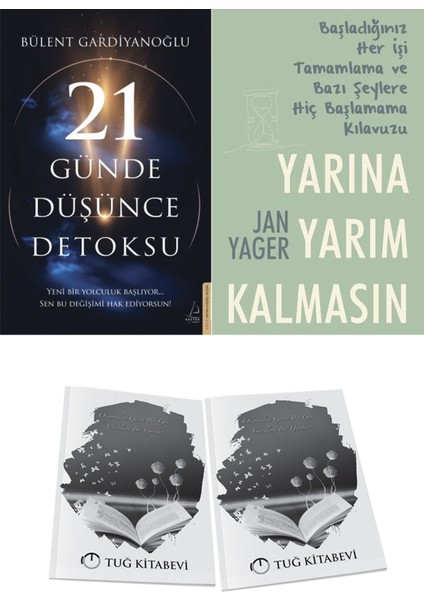 21 Günde Düşünce Detoksu ve Yarına Yarım Kalmasın + Hediyeli