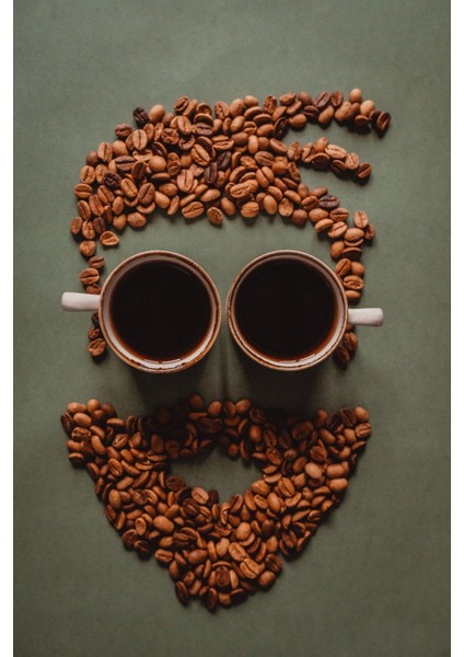 Sanatsal Kahve Portre Iıı Ev Duvar Salon Güzellik Salonu Ofis Dükkan Dekarasyon Kanvas Tablo fiyatları