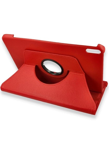Newface Huawei Honor Pad X8A Kılıf 360 Tablet Deri Kılıf - Kırmızı