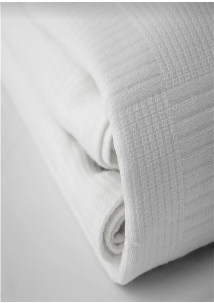 %100 Pamuk Otel Pikesi – Beyaz, Kendinden Desenli Tek Kişilik modelleri