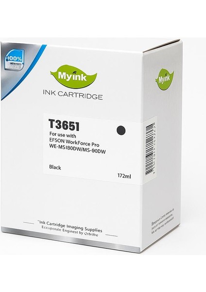 Tıger Track Epson T8651 (C13T865140) Siyah Muadil Kartuş (10K)