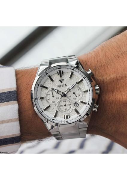 FS601112 Çelik Kordonlu Erkek Kol Saati
