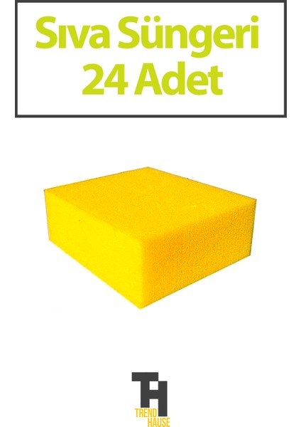 Sıva Süngeri 24 Adet