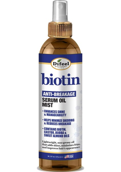 Biotin Kırılma Karşıtı Güçlendirici Sprey Saç Serumu 237 ml