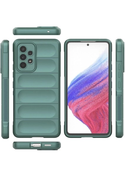 Newface Samsung Galaxy A53 5g Kılıf Optimum Silikon - Koyu Yeşil modelleri