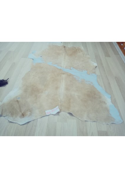 Doğal Işlenmemiş Hakiki Derisi Dana Postu Halı Yolluk