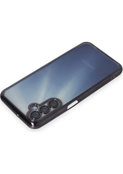 Newface Samsung Galaxy A55 5g Kılıf Razer Lensli Silikon - Mor modelleri