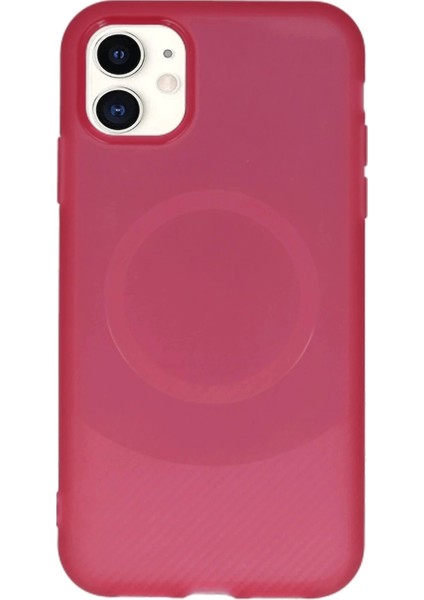 Newface iPhone 11 Kılıf Maya Karbon Kapak - Bordo fiyatları