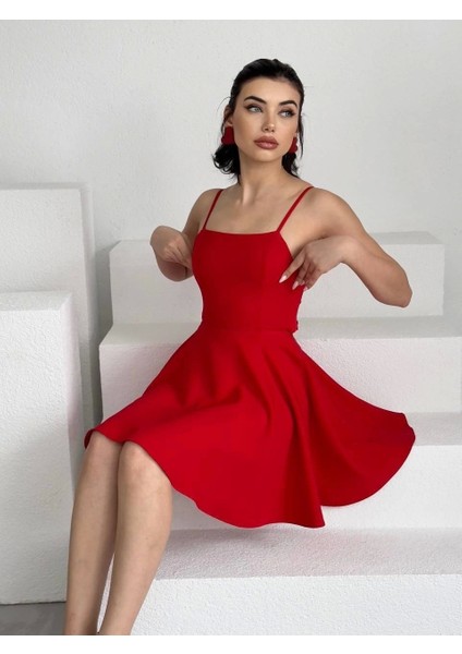 Pole Ip Askılı Elbise