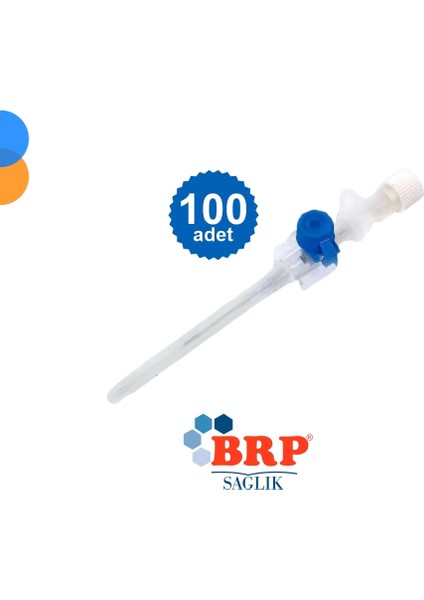 Branül (Intraket) Mavi 22 gr - 100 Lü Kutu