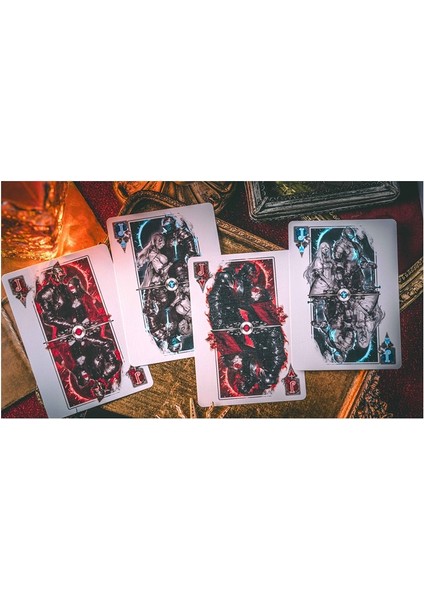 King Star Death Knight Abyss Premium Oyun Kağıdı Koleksiyonluk Iskambil Kartları