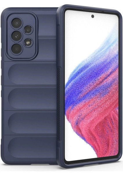 Newface Samsung Galaxy A53 5g Kılıf Optimum Silikon - Lacivert
