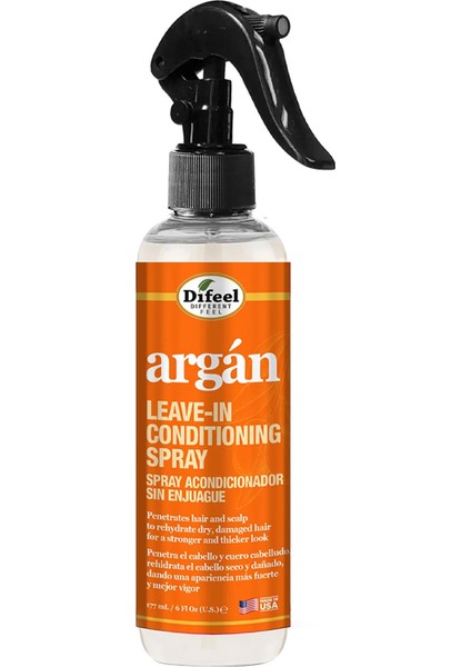 Argan Yağı Nemlendirici Durulanmayan Saç Spreyi 237 ml