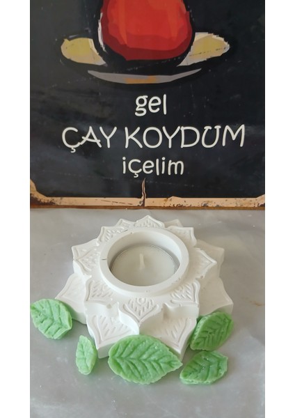 20 Adet Lotus Çiçeği Hediyelik Mumluk, Söz, Nişan, Düğün