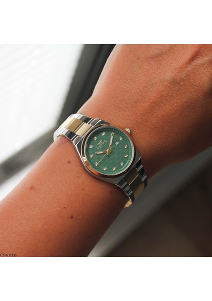 F21631D6 Çelik Kordonlu Kadın Kol Saati