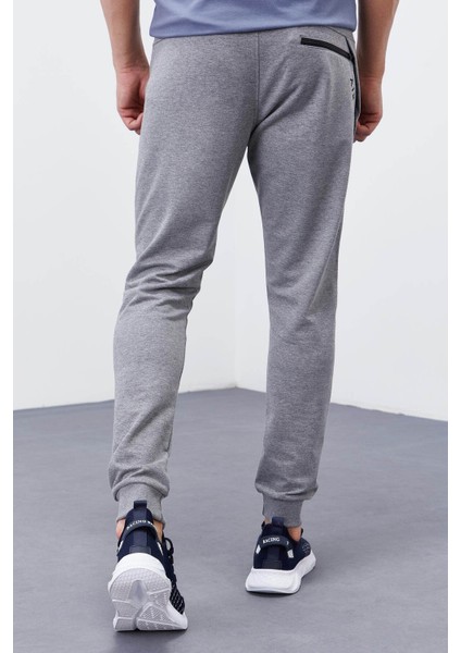 Fermuar Cepli Gri Erkek Eşofman Altı T01ER-84343 indirimleri