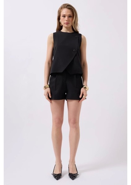 Yandan Düğmeli Dokuma Yelek fiyatları