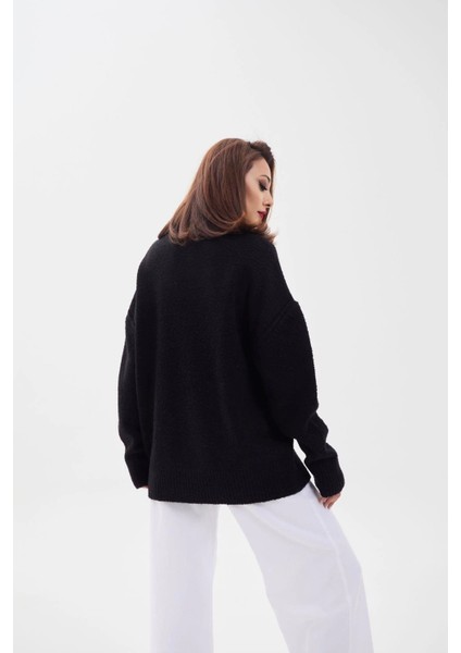 43151 Triko Balıkçı Salaş Kazak-Siyah indirimleri