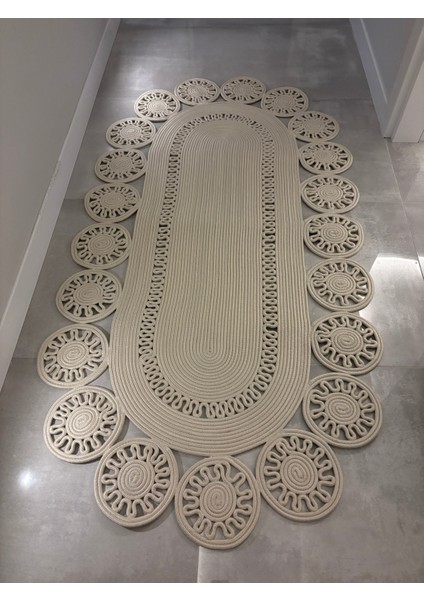 Marguerite Özel Tasarım Hasır Jüt Kilim – Koridor, Antre ve Salon Halısı Yolluk fiyatları