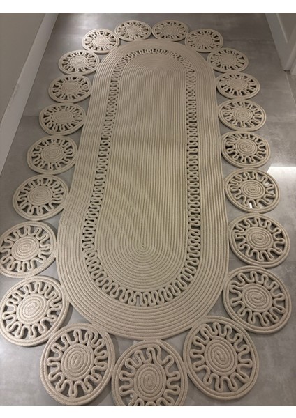 Marguerite Özel Tasarım Hasır Jüt Kilim – Koridor, Antre ve Salon Halısı Yolluk fırsatları