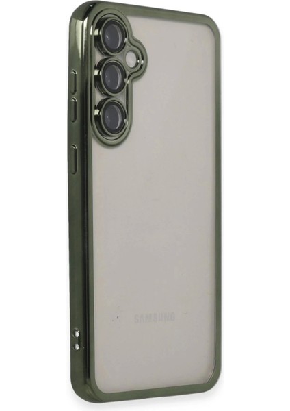Newface Samsung Galaxy S23 Fe Kılıf Razer Lensli Silikon - Yeşil fiyatları
