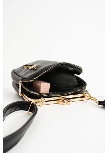 Kadın Burslu Gold Aksesuarlı Ayarlanabilir Çapraz Askılı Suni Deri Omuz ve Çapraz Çanta indirimleri