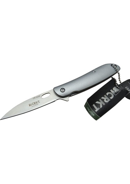 Crkt Cr 0055 Kamp Çakı 18 cm - Otomatik, Metal Saplı, Kılıflı, Kutulu