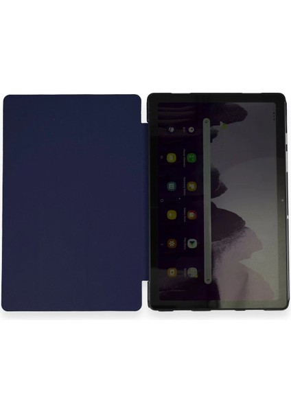 Newface Samsung Galaxy T220 Tab A7 Lite 8.7 Kılıf Tablet Smart Kılıf - Lacivert modelleri