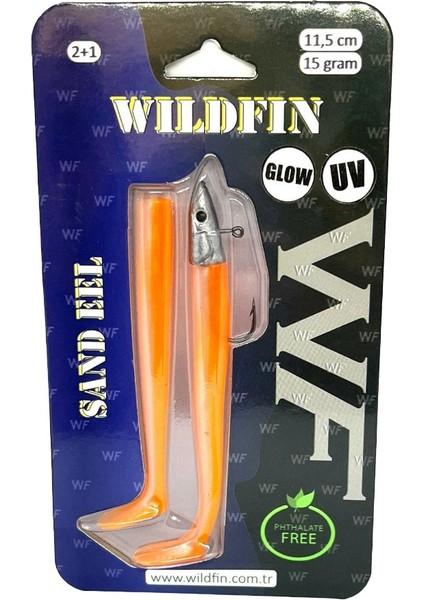 11,5 Cm. 15 Gr. Silikon Yem Color : Uv Orange