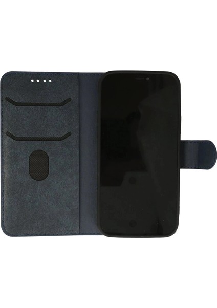 Newface iPhone 13 Pro Max Kılıf Trend S Plus Kapaklı Kılıf - Lacivert fırsatları