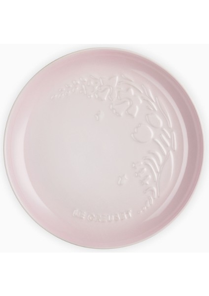 Jardin Seramik Tabak, Çiçek Desenli Şık Sofra Tabağı, Lale ve Nergis Motifli