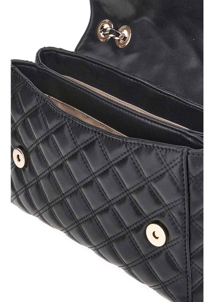 Kadın Kapitone Zincir Askılı Omuz Çantası - Siyah fiyatları