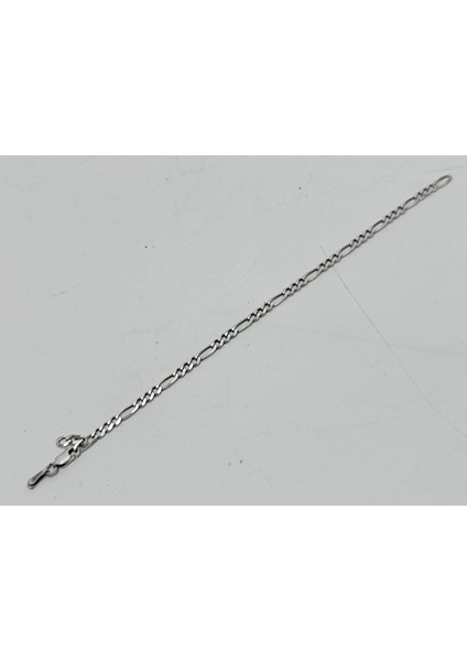 Zincir Motifli 925 Ayar Gümüş Bileklik 3,85MM 4,5 Gram fiyatları